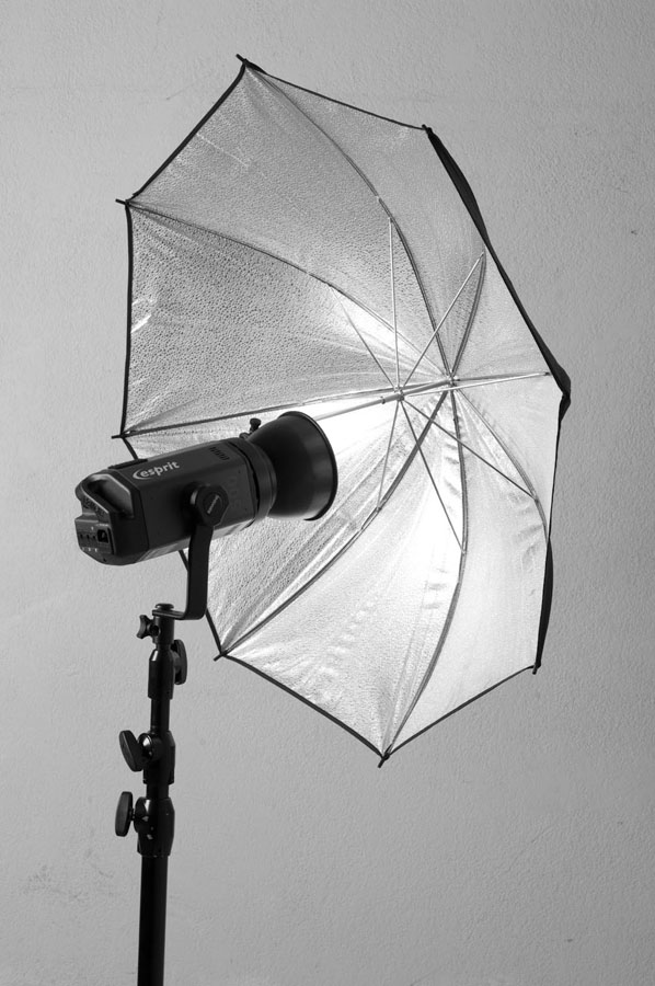 El paraguas en la iluminación fotográfica