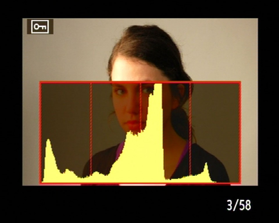 Histograma Correcto de cámara - Iluminación para fotografía