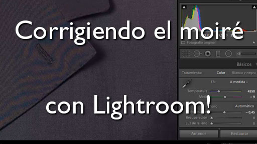 efecto moire lightroom photoshop